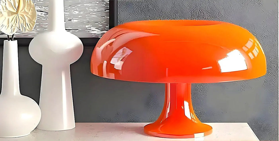 Why the Orange Mushroom Lamp Is the Must-Have Interior Design Trend of 2025 - KUXEEY